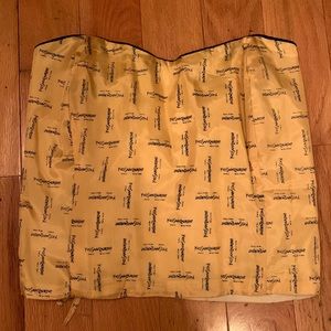 Vintage YSL fabric corset